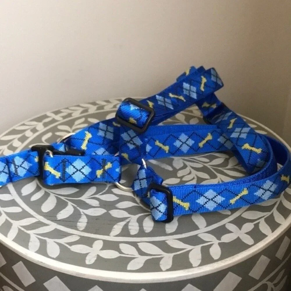 Lupine Dog Harness Blue Dapper Dog Print